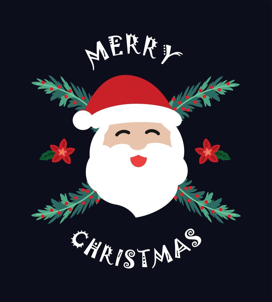 merry christmas t shirt design template vector