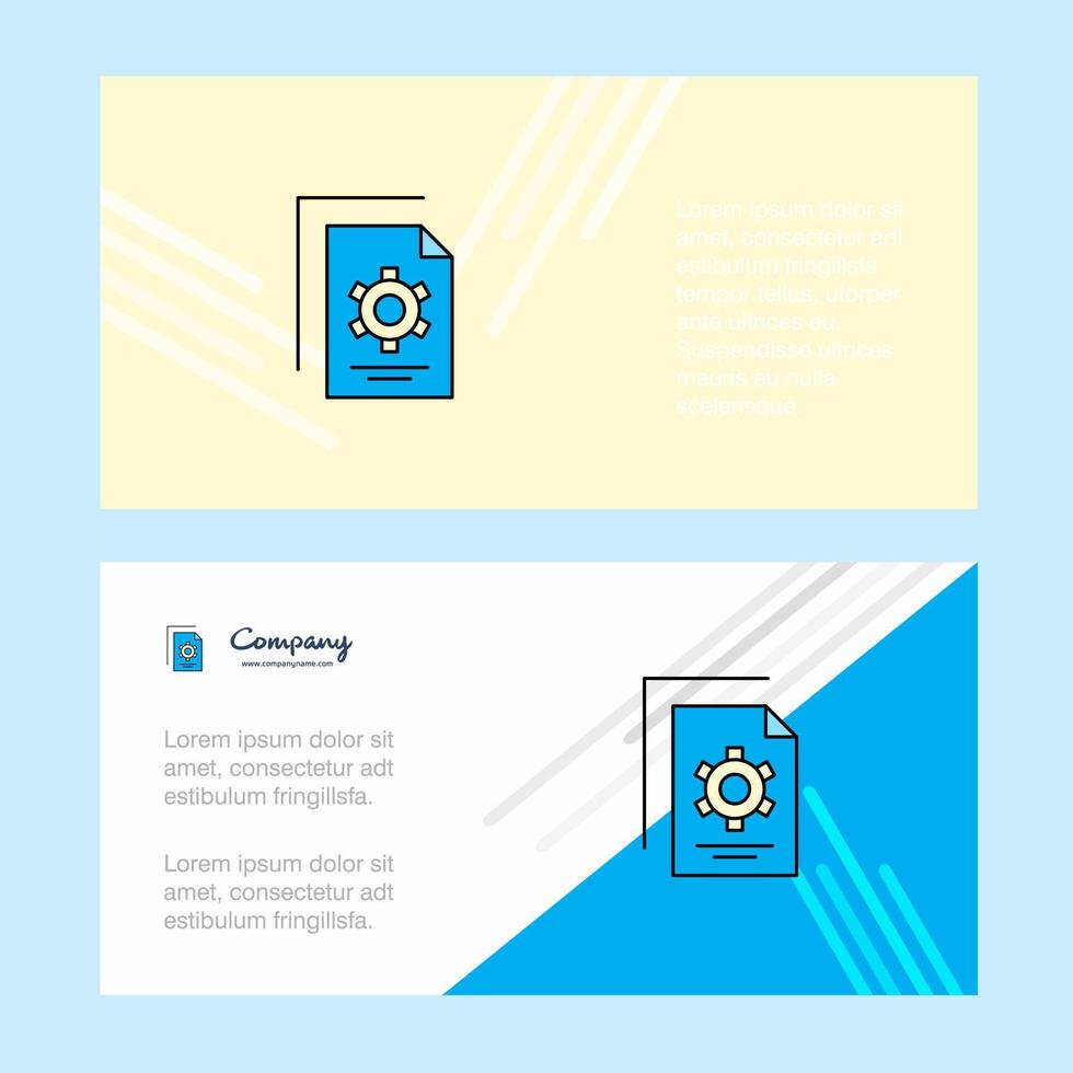 Setting document abstract corporate business banner template horizontal advertising business banner vector