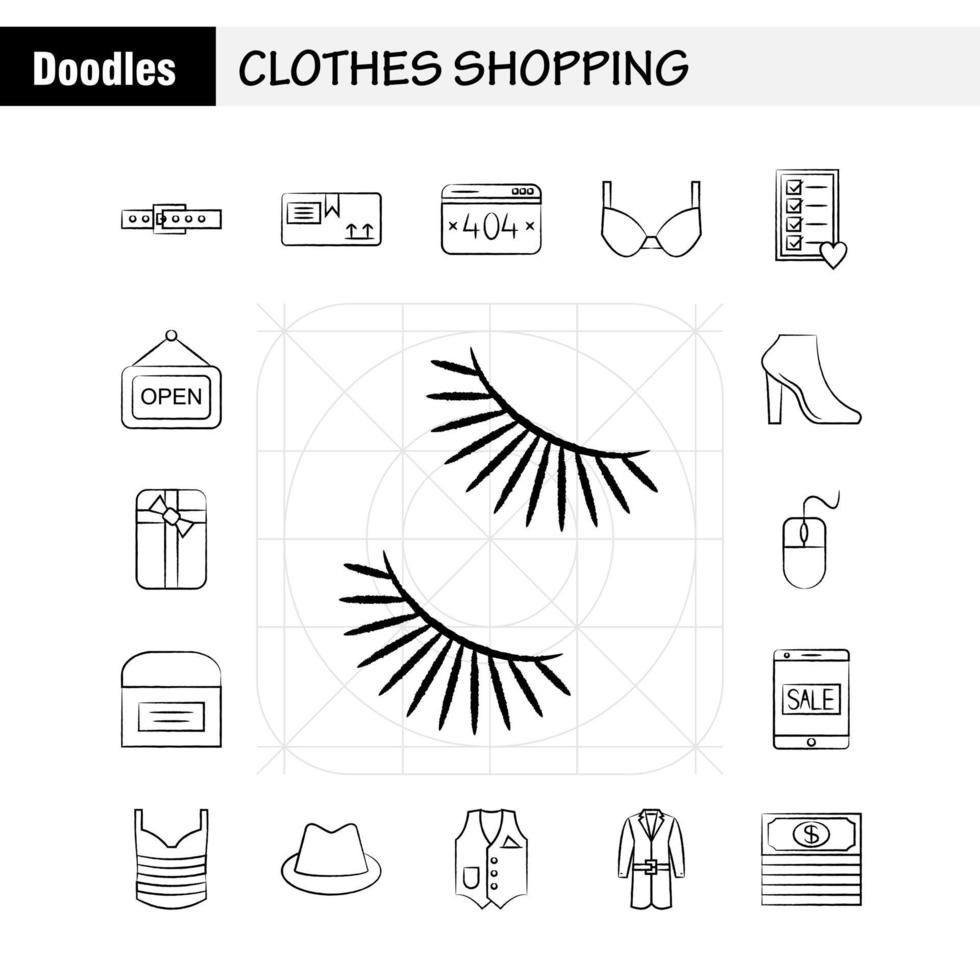 Interior Design Hand Drawn Icons Set For Infographics Mobile UXUI Kit And Print Design Include Bucket Water Bucket Tub Washroom Fan Electronics Electric Eps 10 Vector