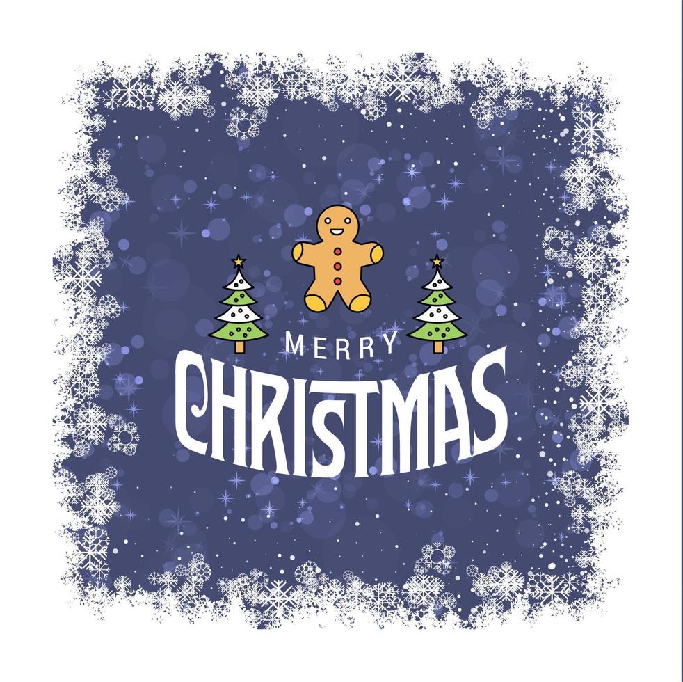 diseño de tarjeta de navidad con diseño elegante y vector de fondo claro