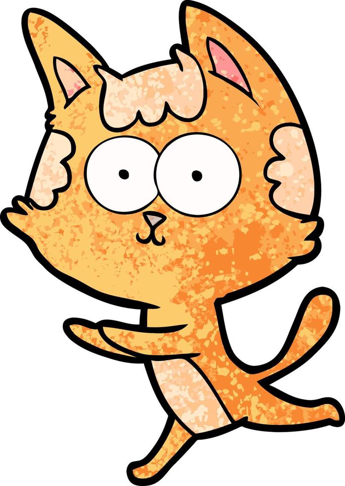 Vector cat character in cartoon style