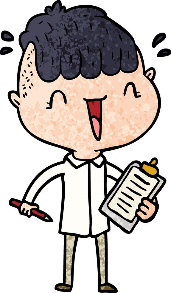 Vector girl character in cartoon style