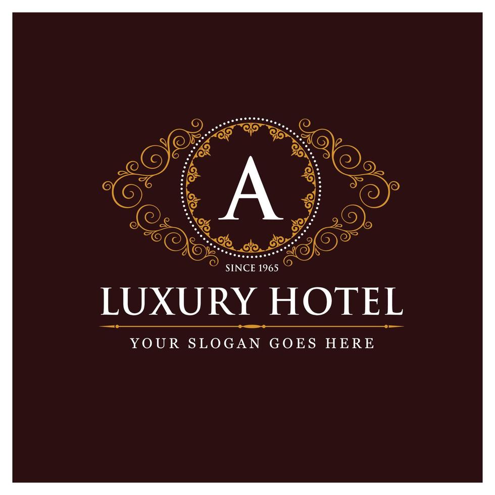 Alphabetical logo design and typography vector