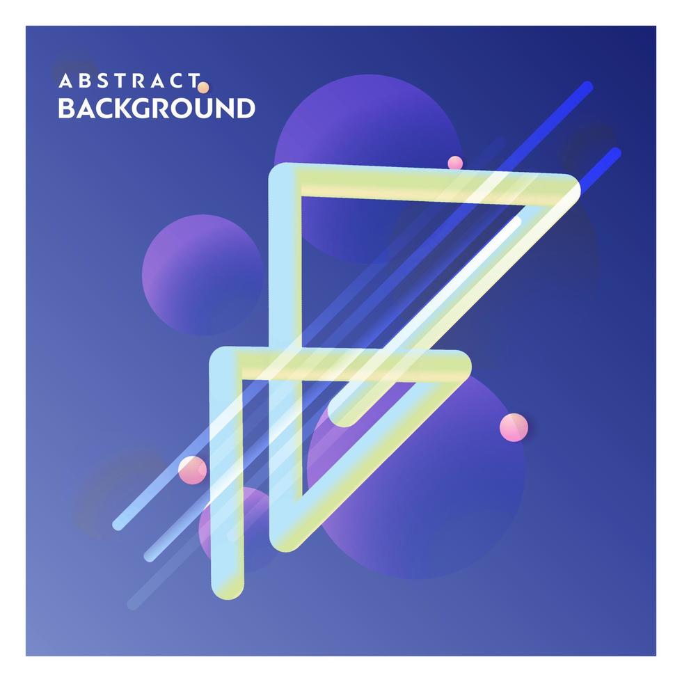 Abstract line background with blue background vector