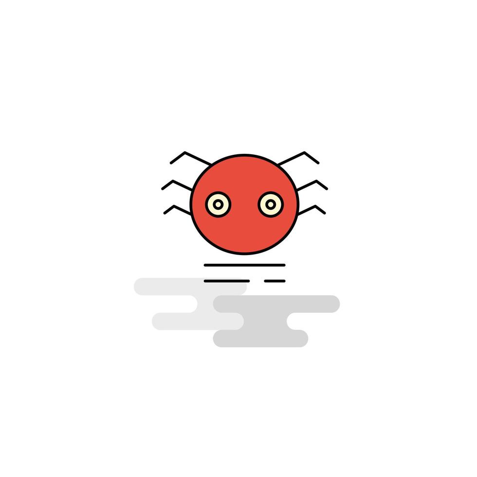 vector de icono de araña plana