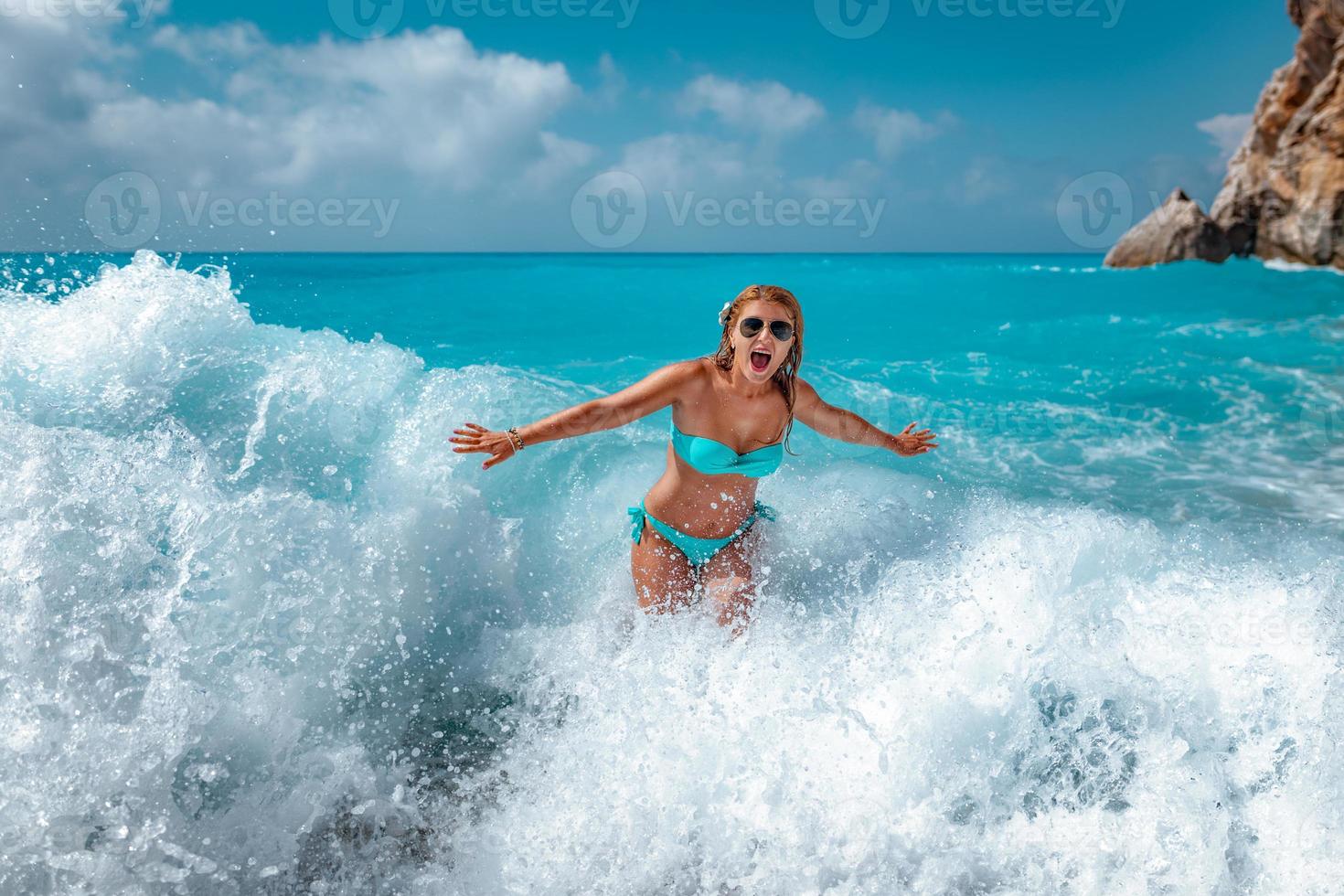 Happiness In The Waves photo