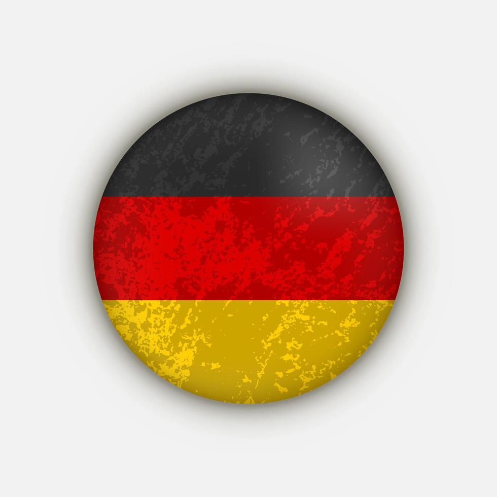 país alemania. bandera de alemania ilustración vectorial vector