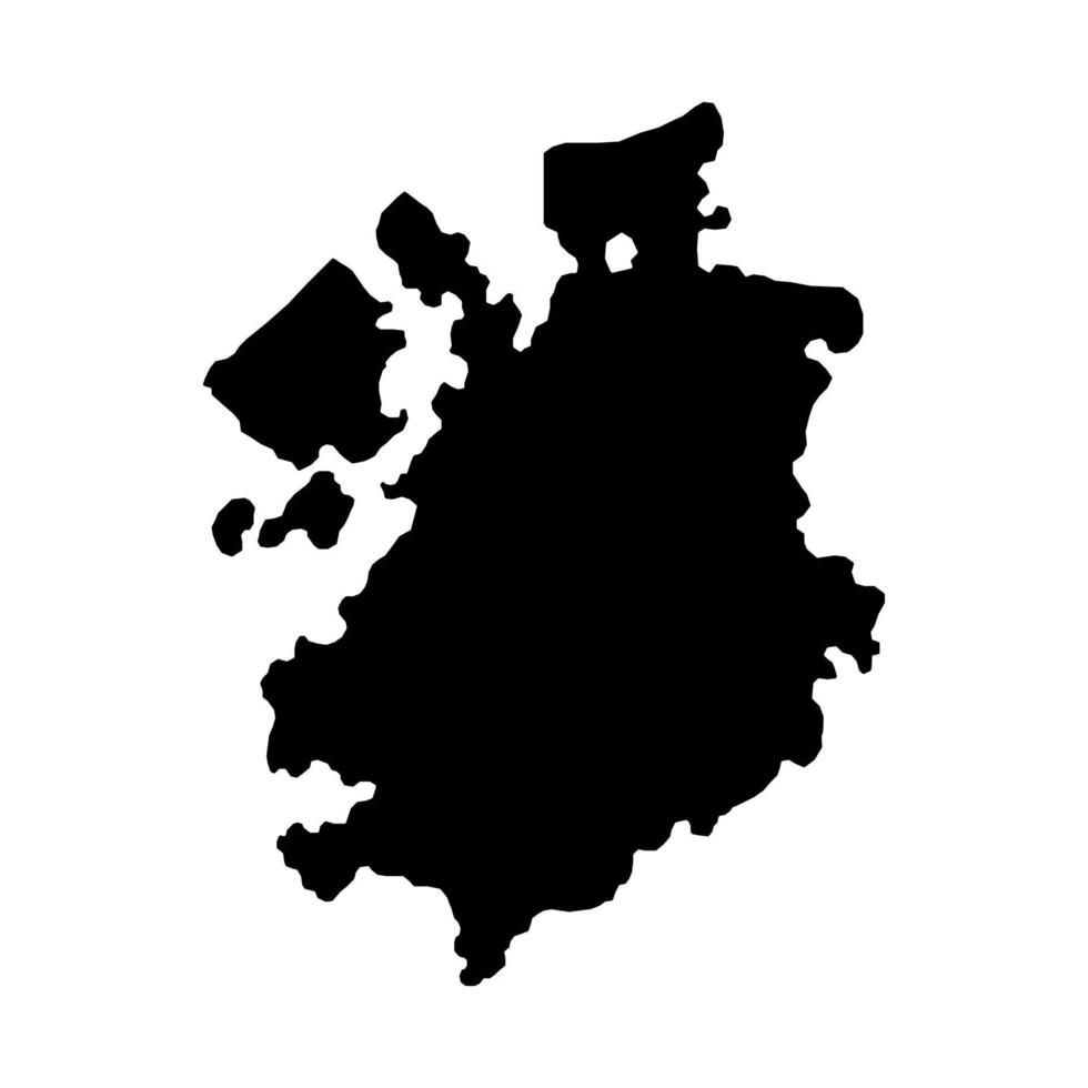 Fribourg map, Cantons of Switzerland. Vector illustration.
