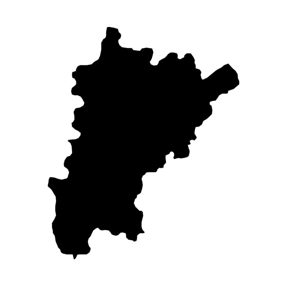 Uri map, Cantons of Switzerland. Vector illustration.