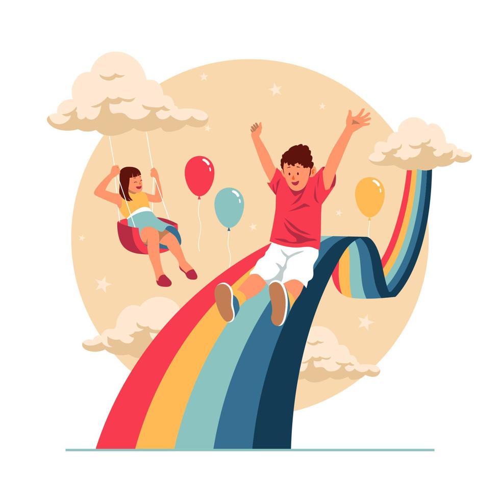 Childrens Day Concept vector