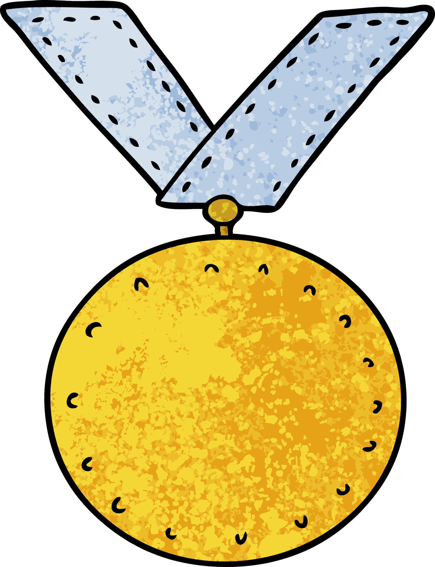 cartoon gold medal 14047848 Vector Art at Vecteezy