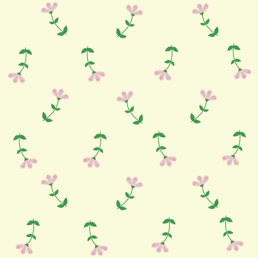 delicado estampado floral. fondo de pantalla de verano o fondo vector