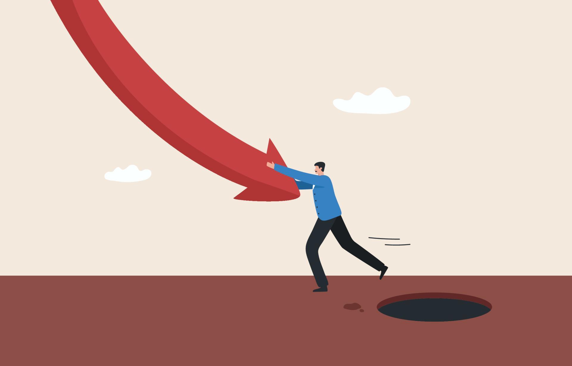 Solve the economic crisis or the stock market goes down.pushing or