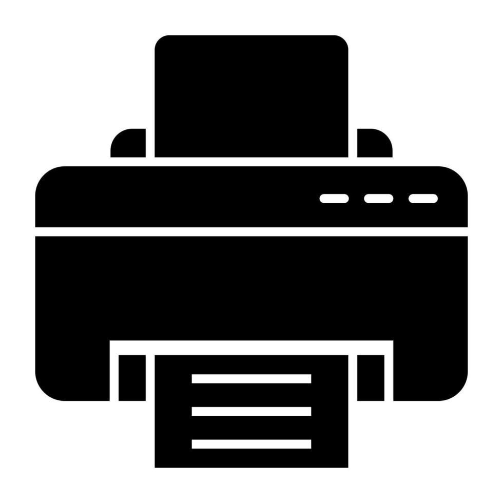 A perfect design icon of printer vector
