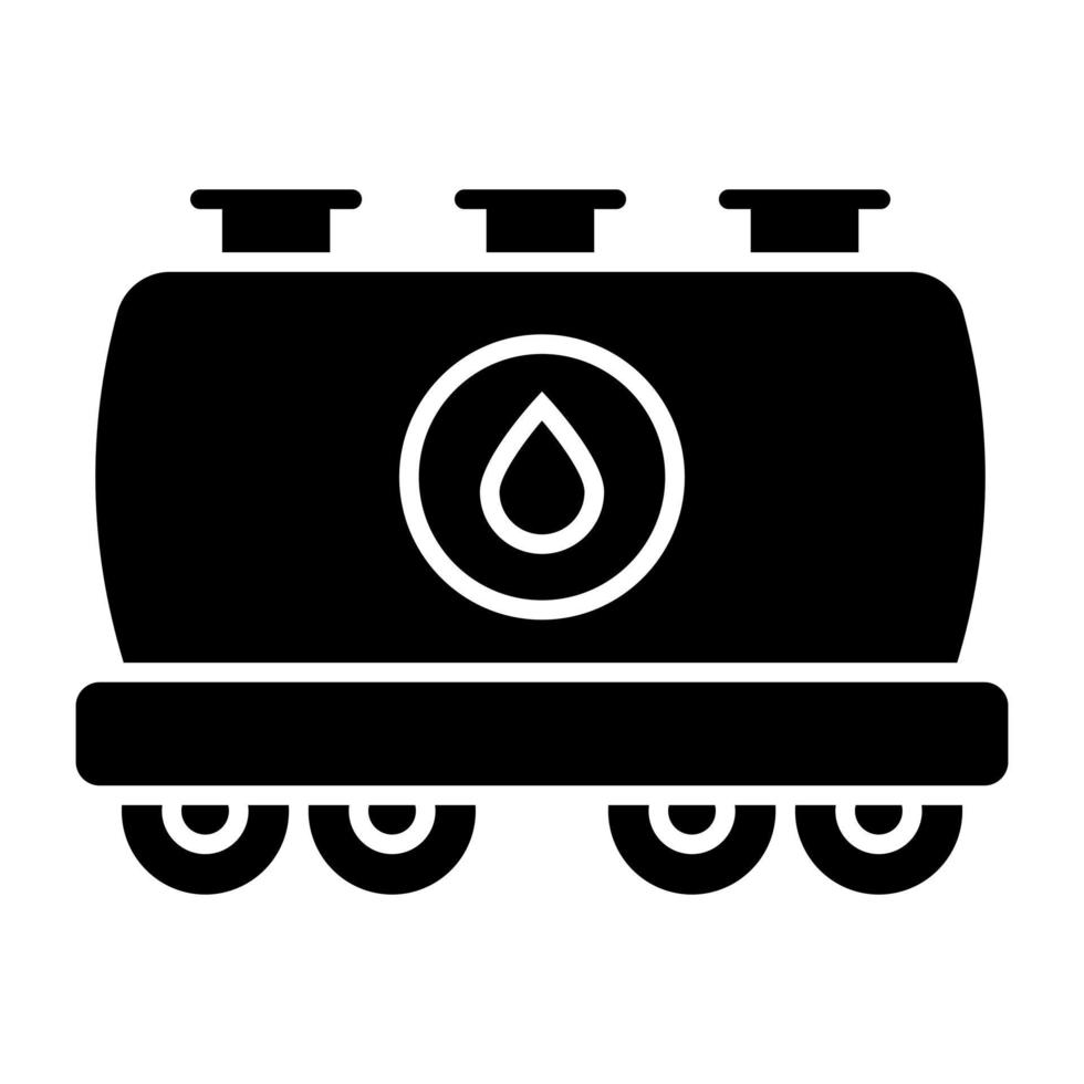 diseño vectorial de tren de aceite vector