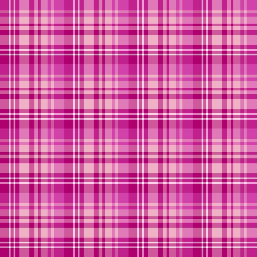 Seamless pattern in light and bright pink colors for plaid, fabric, textile, clothes, tablecloth and other things. Vector image.