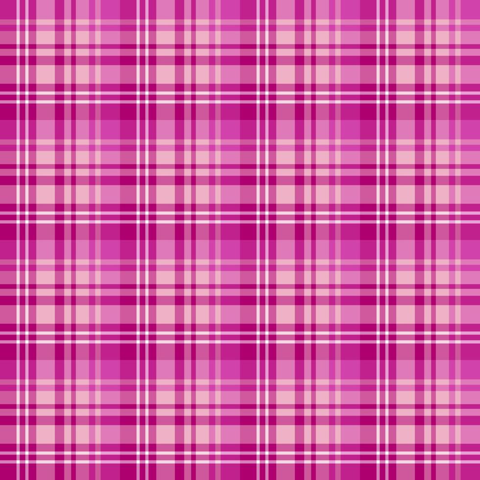 Seamless pattern in light and bright pink colors for plaid, fabric, textile, clothes, tablecloth and other things. Vector image.