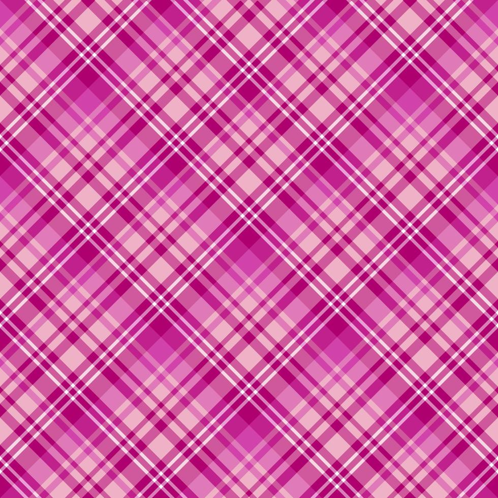 Seamless pattern in light and bright pink colors for plaid, fabric, textile, clothes, tablecloth and other things. Vector image. 2