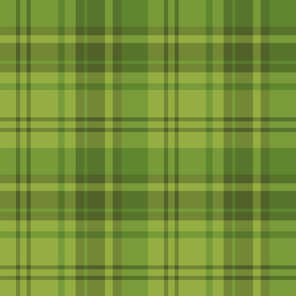 Seamless pattern in warm green colors for plaid, fabric, textile, clothes, tablecloth and other things. Vector image.
