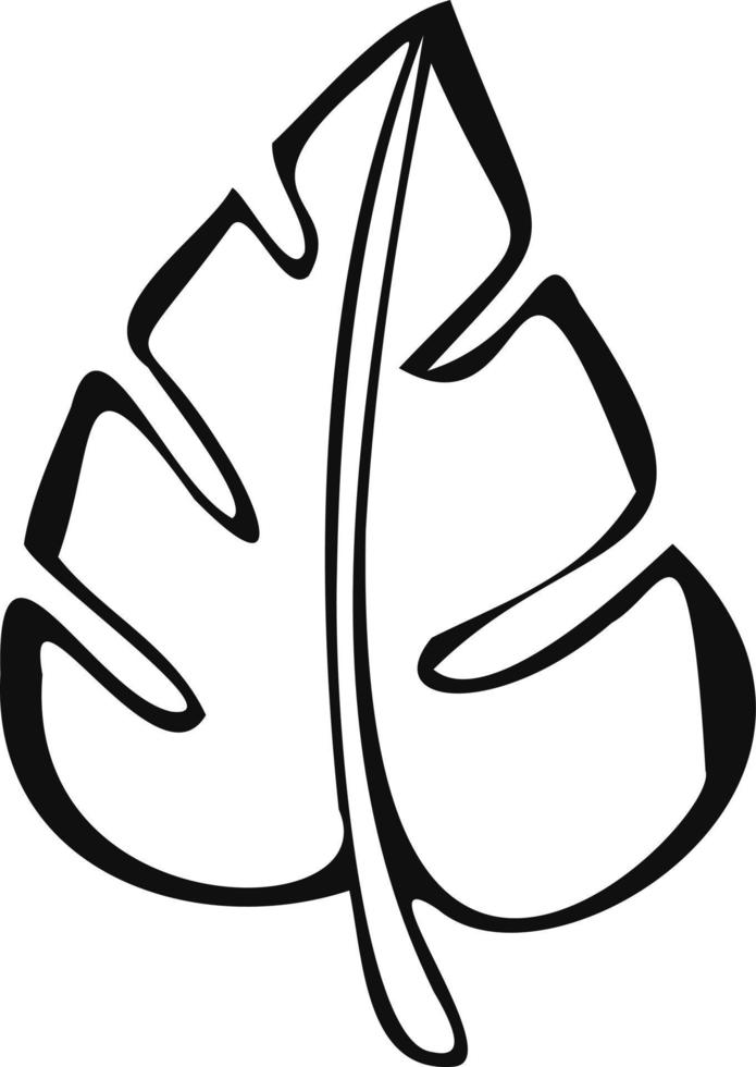 icono de símbolo de hoja verde e ilustración vectorial vector