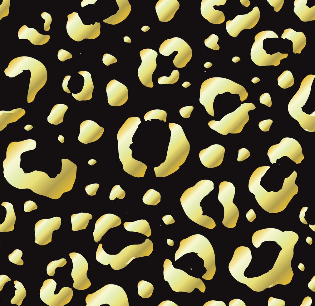 Vector seamless pattern of leopard fur print