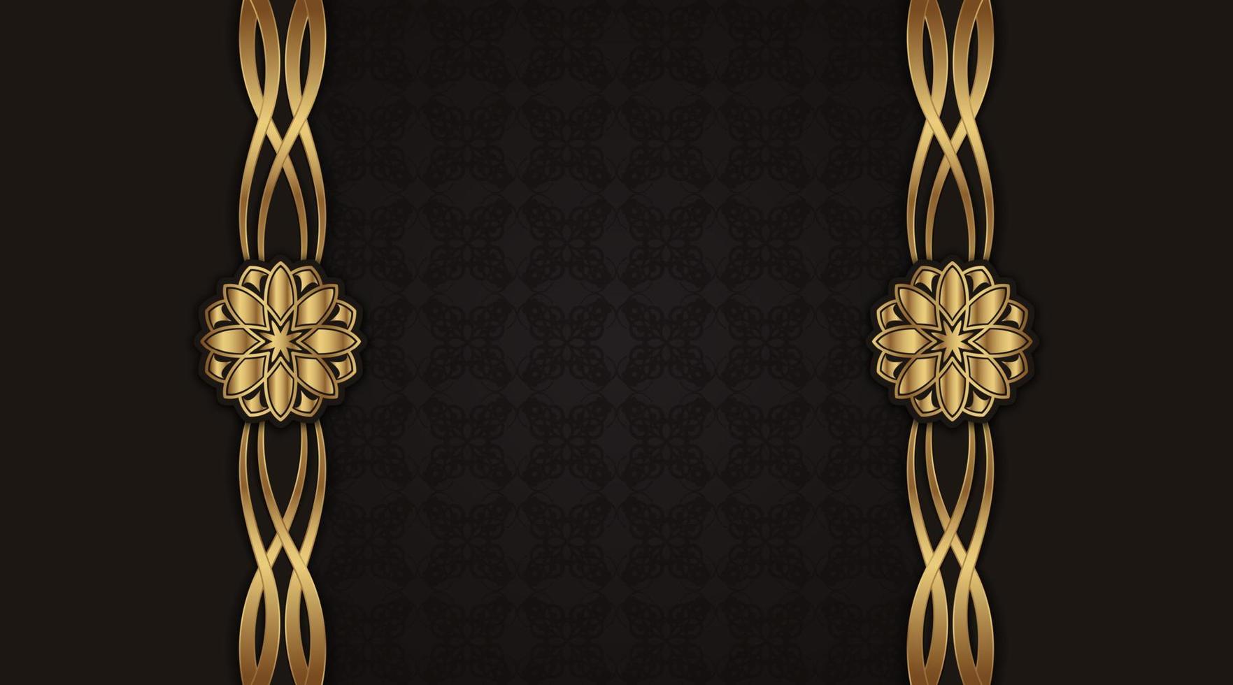luxury ornamental mandala gold, vector design