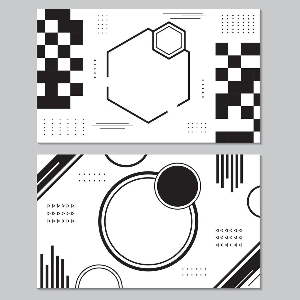 fondo de geometría abstracta moderna. fondo blanco y negro sencillo vector