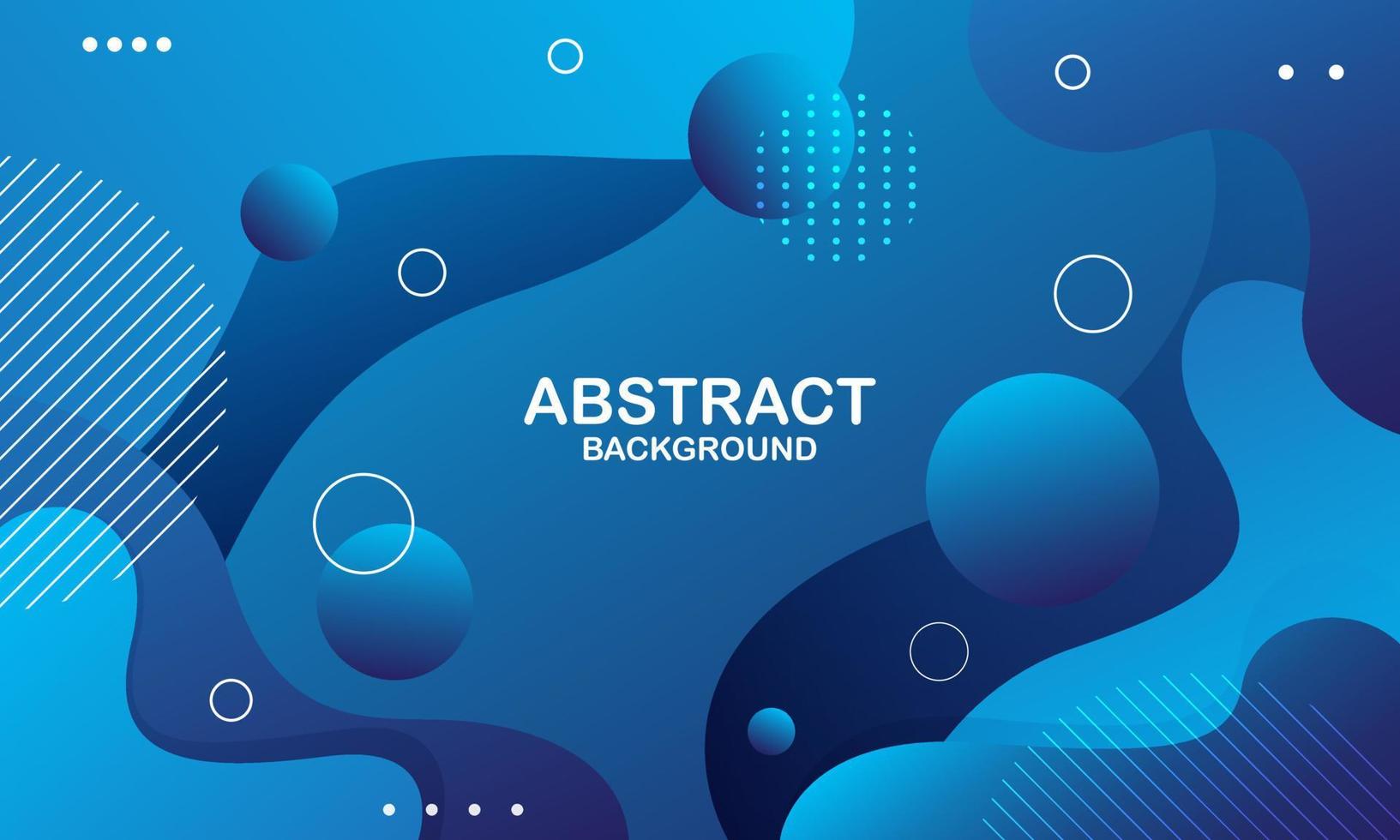 Abstract blue liquid background. Fluid shapes composition. Vector illustration