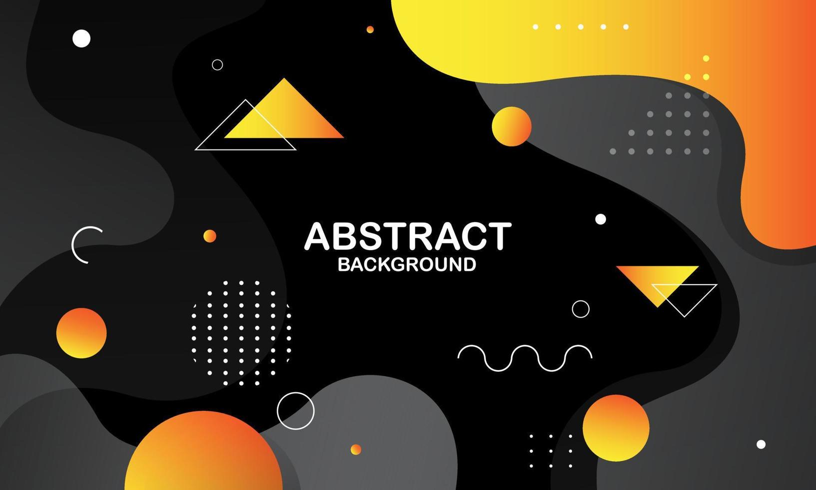 Abstract black and orange color background. Eps10 vector