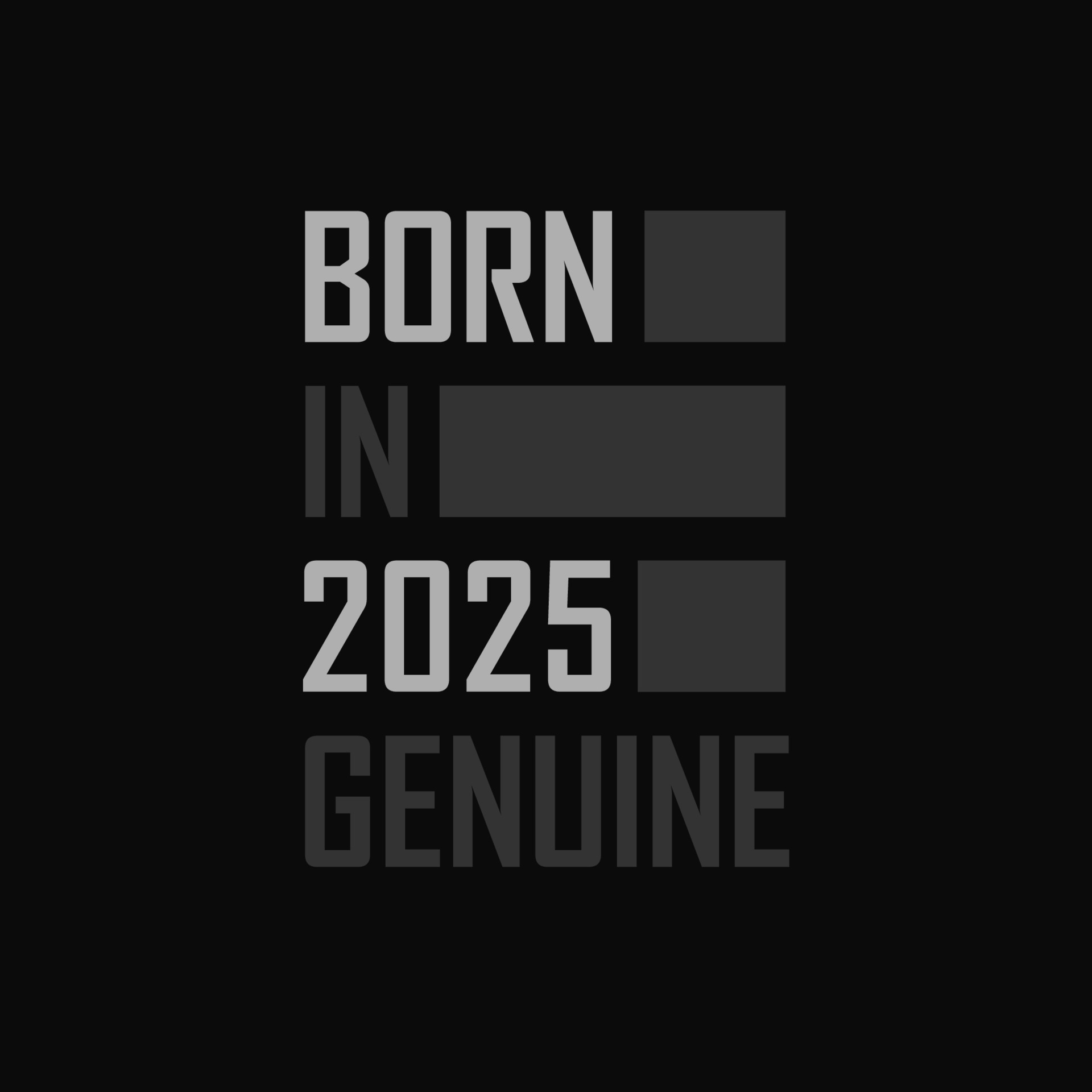 Born In 2025 Genuine Birthday Gift For 2025 14050484 Vector Art At Born In 2025 Genuine Birthday Gift For 2025 Free Vector