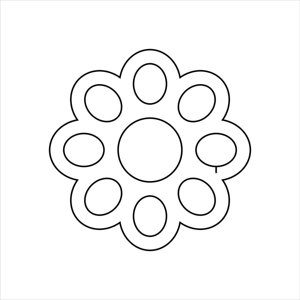 Flower icons vector collection, illustration logo template in trendy style. Suitable for many purposes. Spring symbol for your web site design, logo, app, UI. Vector illustration, EPS10.