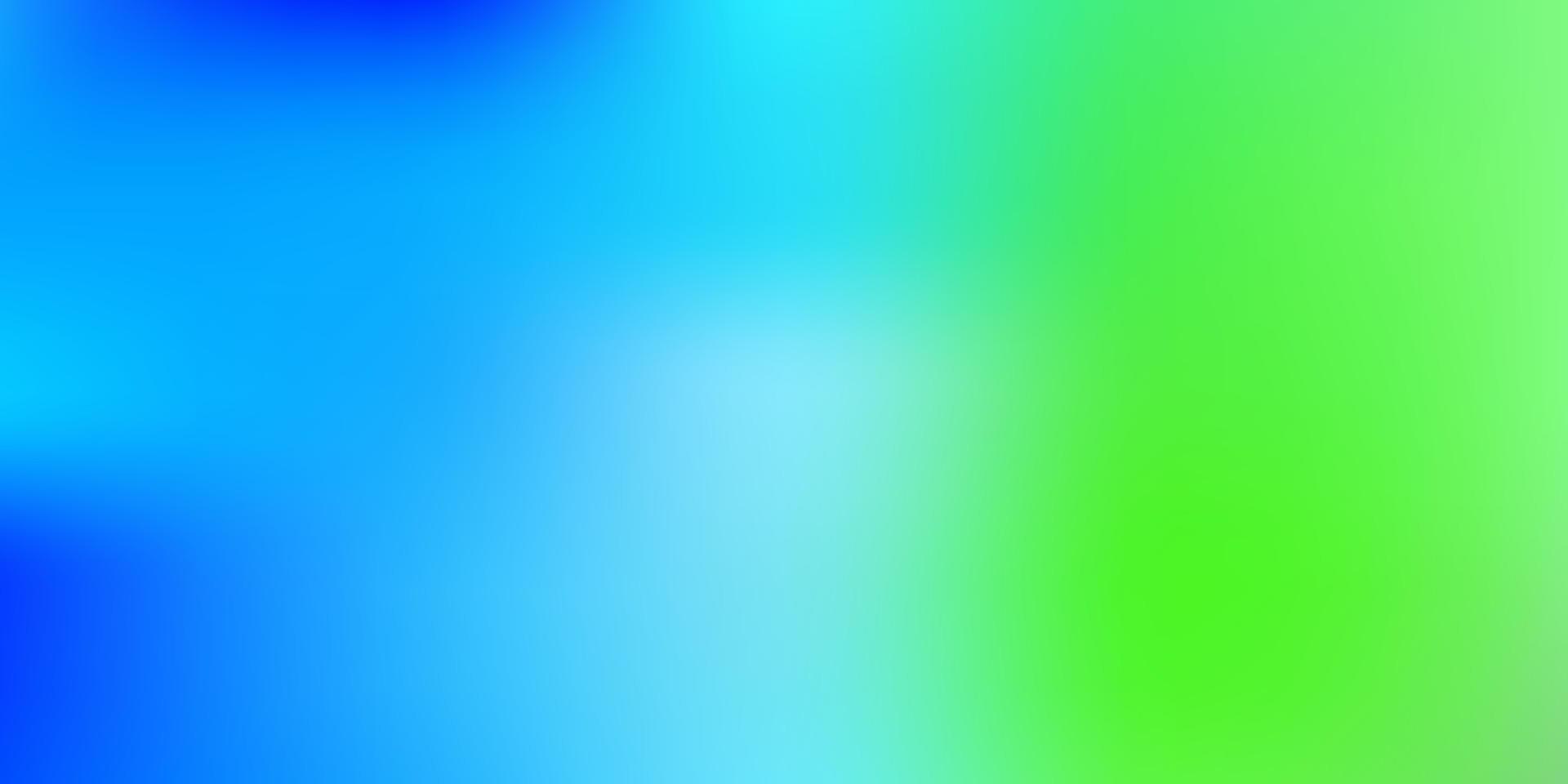 Light blue, green vector abstract blur texture.