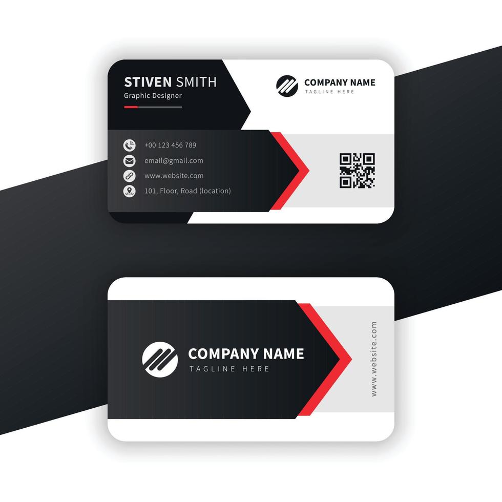 modern business card design vector template
