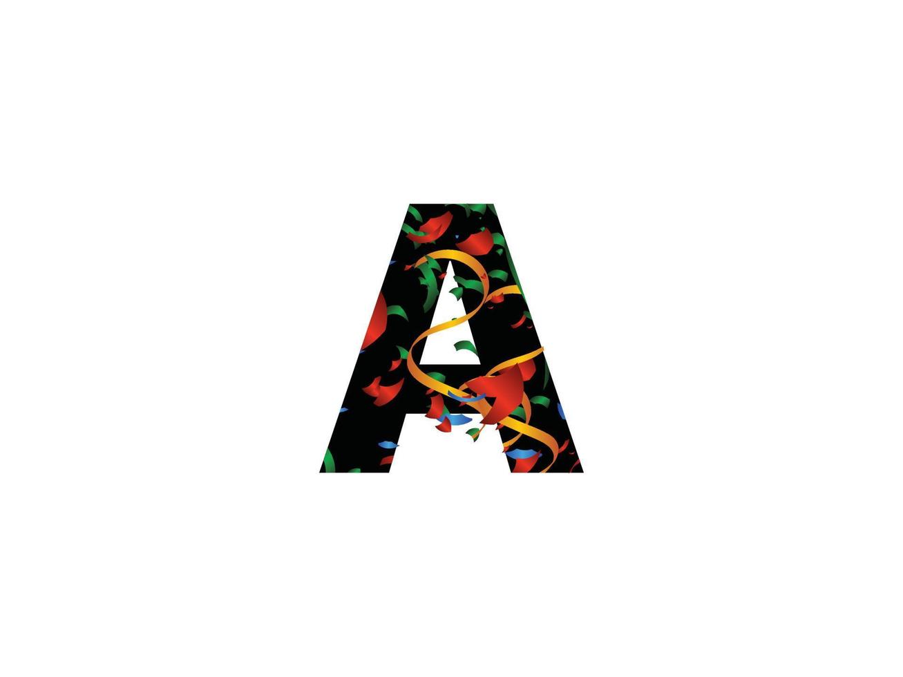 alfabeto a aa carta logo icono vector