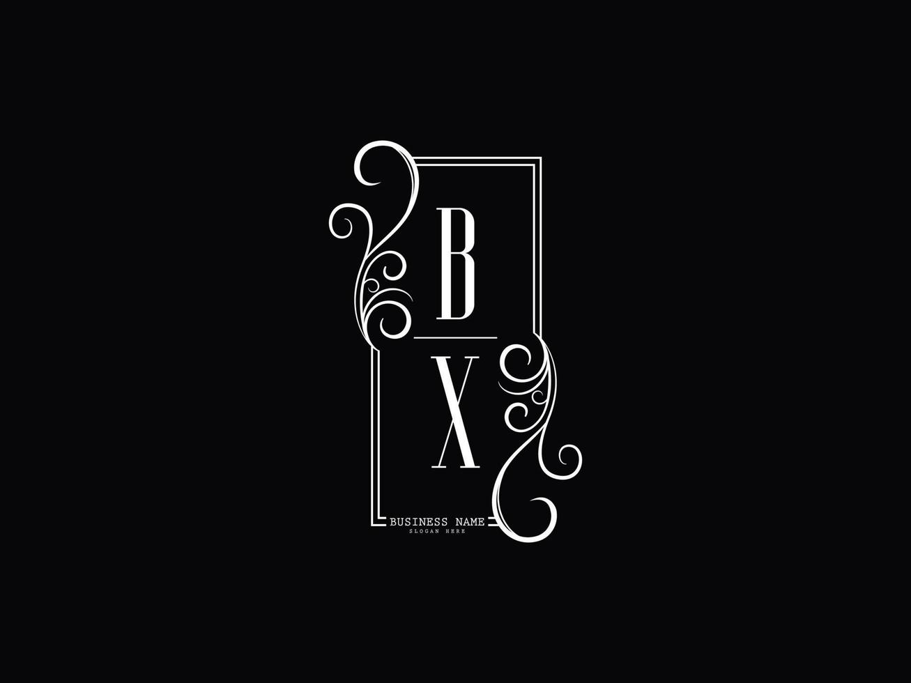 Initials BX Logo Image, Luxury Bx xb Letter Logo Design vector