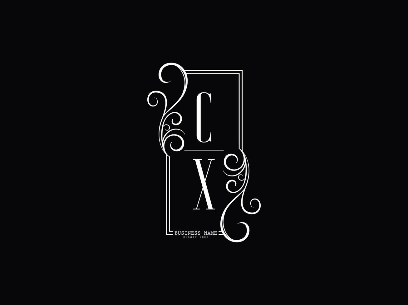 Letter CX Luxury Logo, Premium Cx xc Logo Icon Design vector