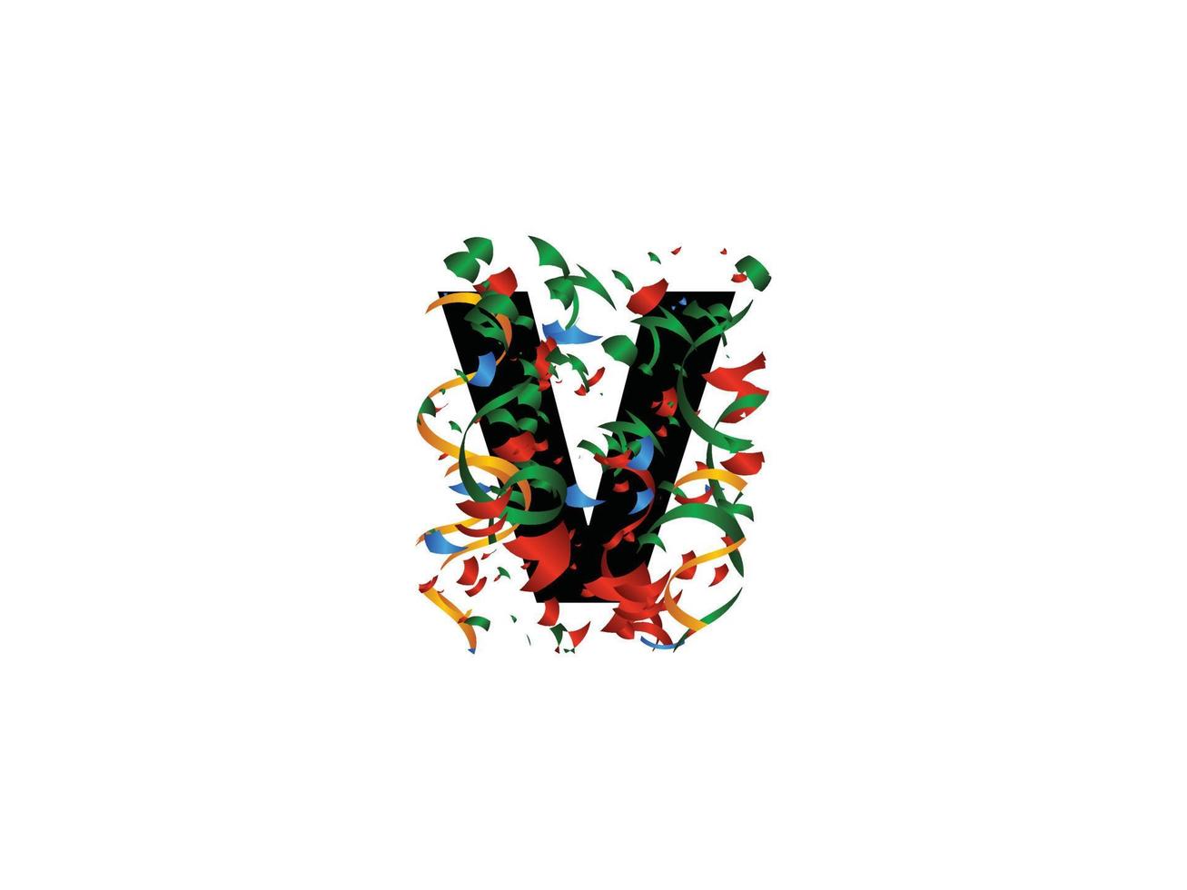 Alphabet V vv Letter Logo Icon Vector