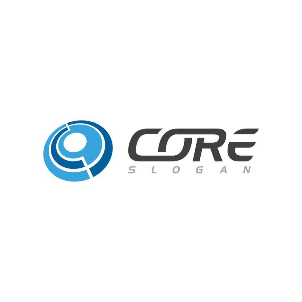 C Letter Core icon vector illustration