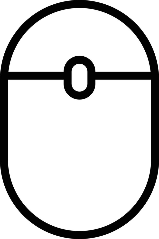 mouse computer bluetooth click - outline icon vector