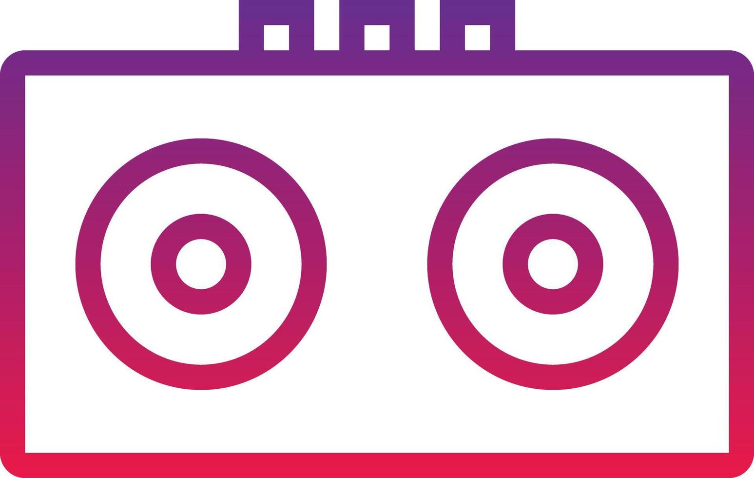 speaker sound wifi - gradient icon vector