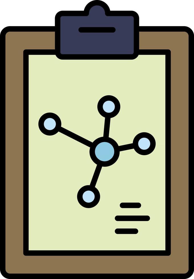 clipboard color icon vector