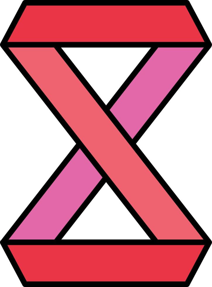 Women's day, tape, 8 March color icon vector
