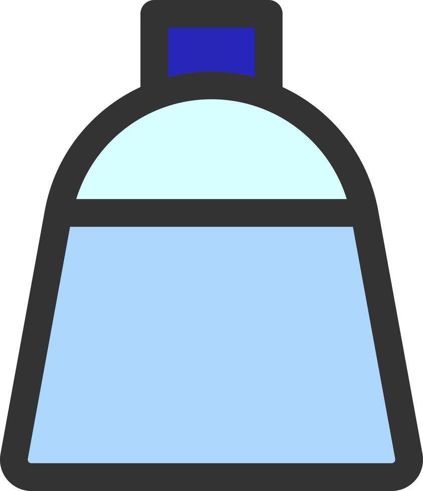 icono de color de botella vector