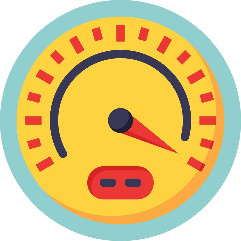 racing car meter speeding - flat icon vector