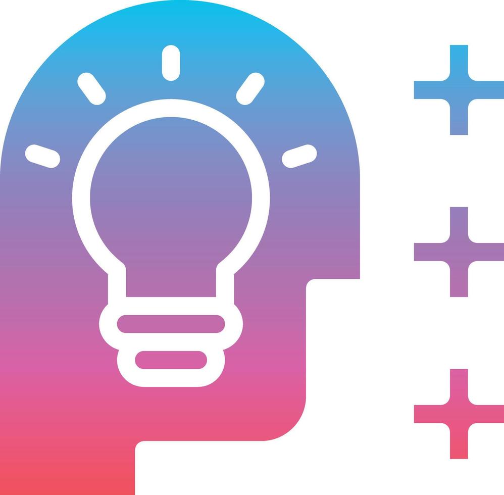 development bright smart idea lighting - solid gradient icon 14054592 ...