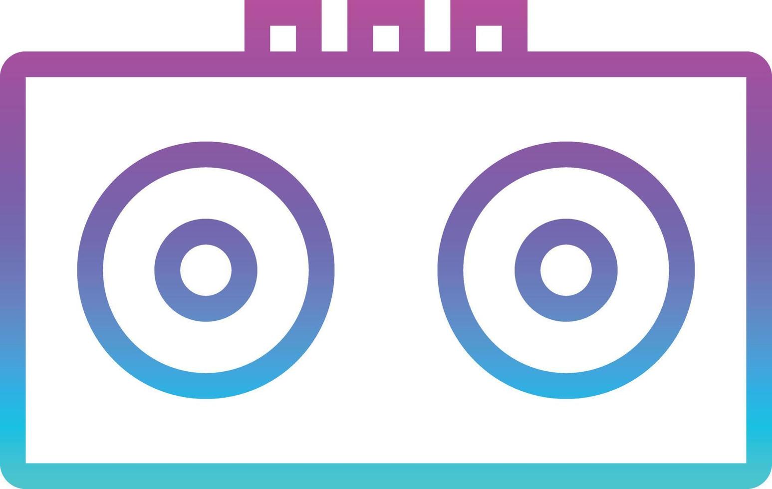 speaker sound wifi - gradient icon vector