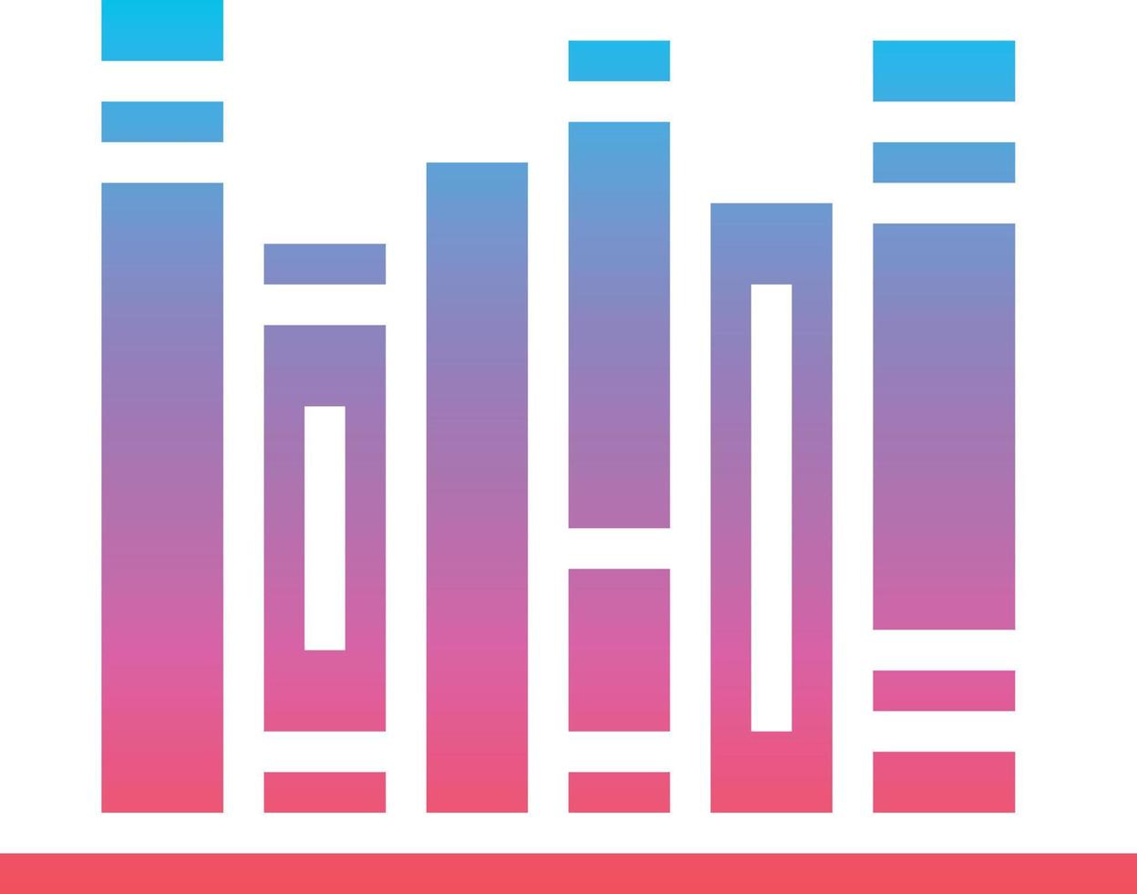 reading book shelf stack - gradient solid icon vector