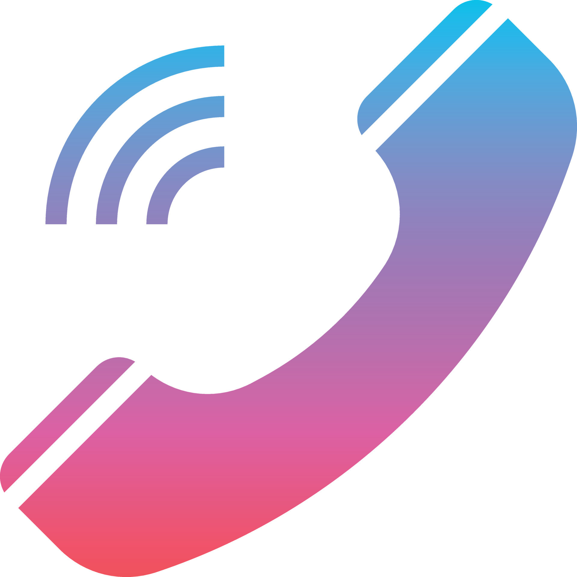 phone wifi call ring gradient solid icon 14055290 Vector Art at Vecteezy