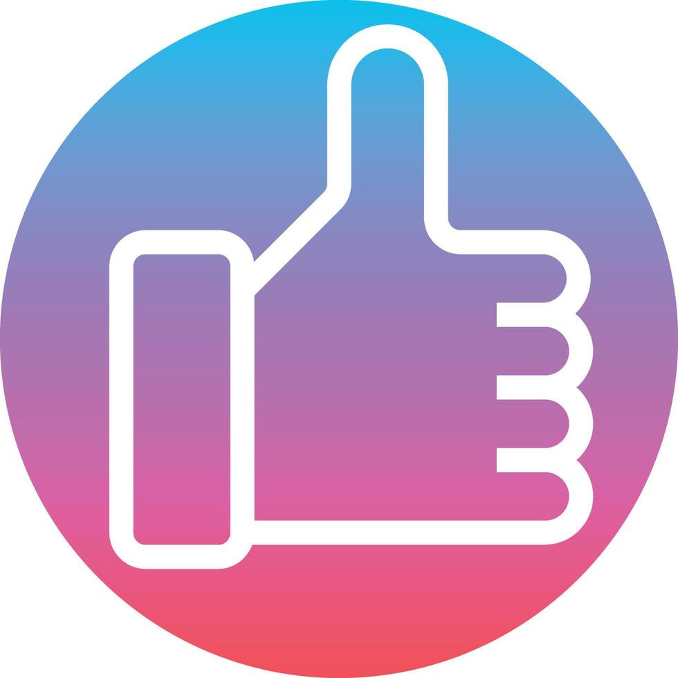 guarantee good excellance - gradient solid icon vector