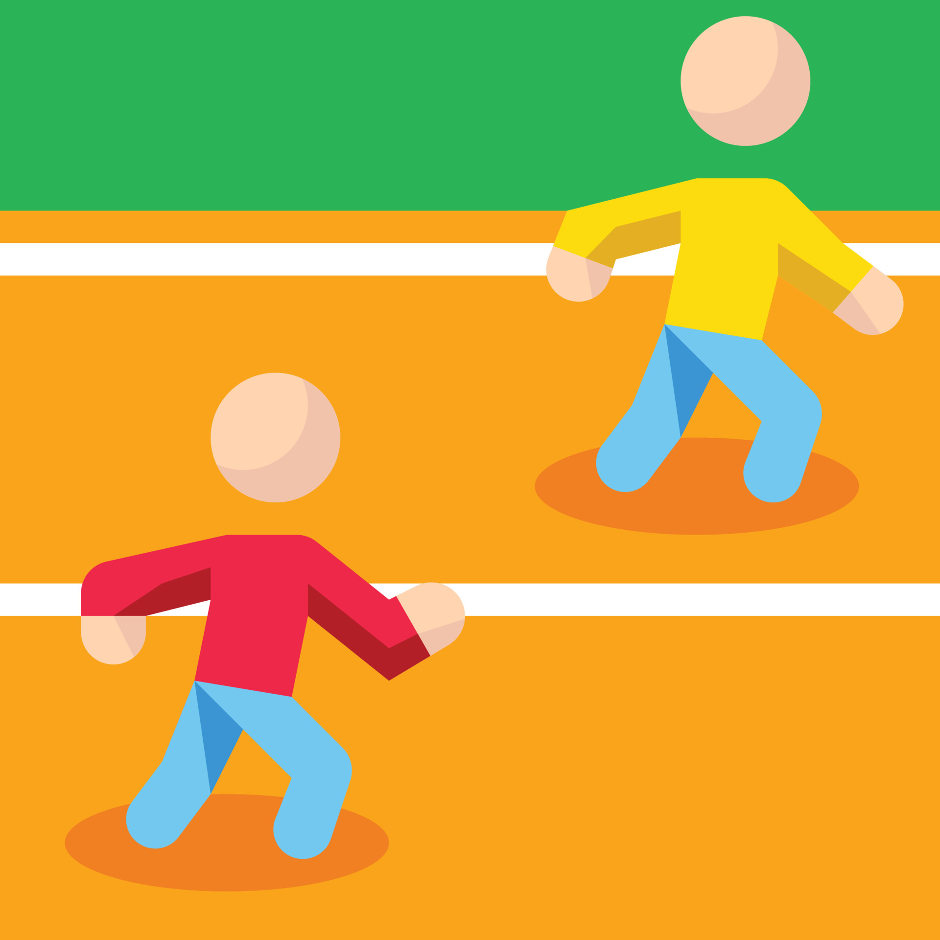 physical education running winner compete flat icon 14055326 Vector